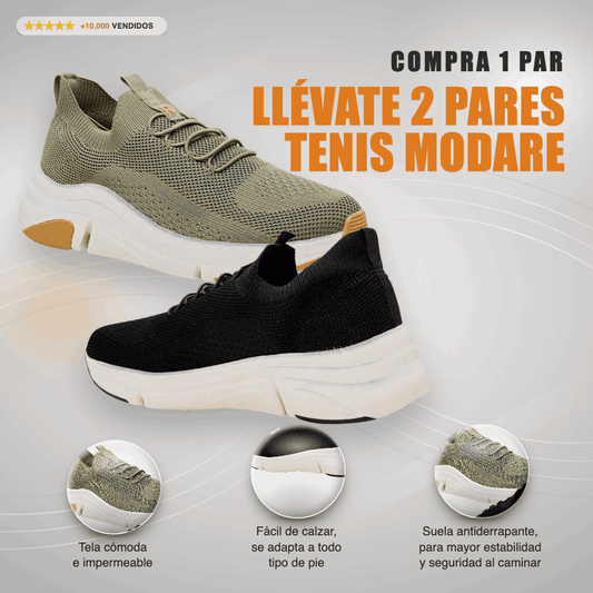 Kit 2 Tenis Ortopédicos Mujer Modare — Envío Gratis