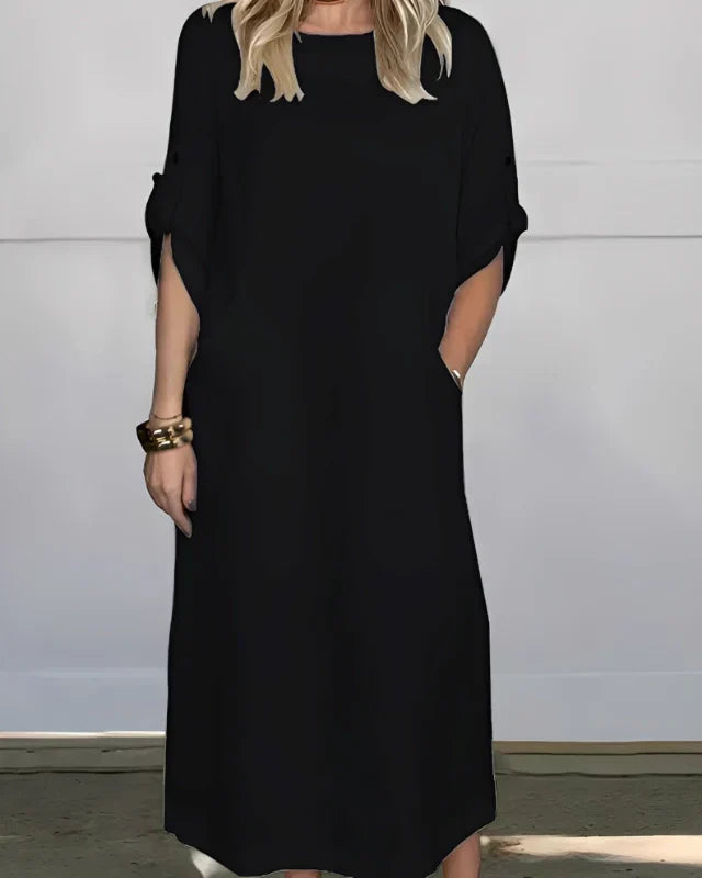 Vestido Casual Susan | Linho Puro — Dama Lirys
