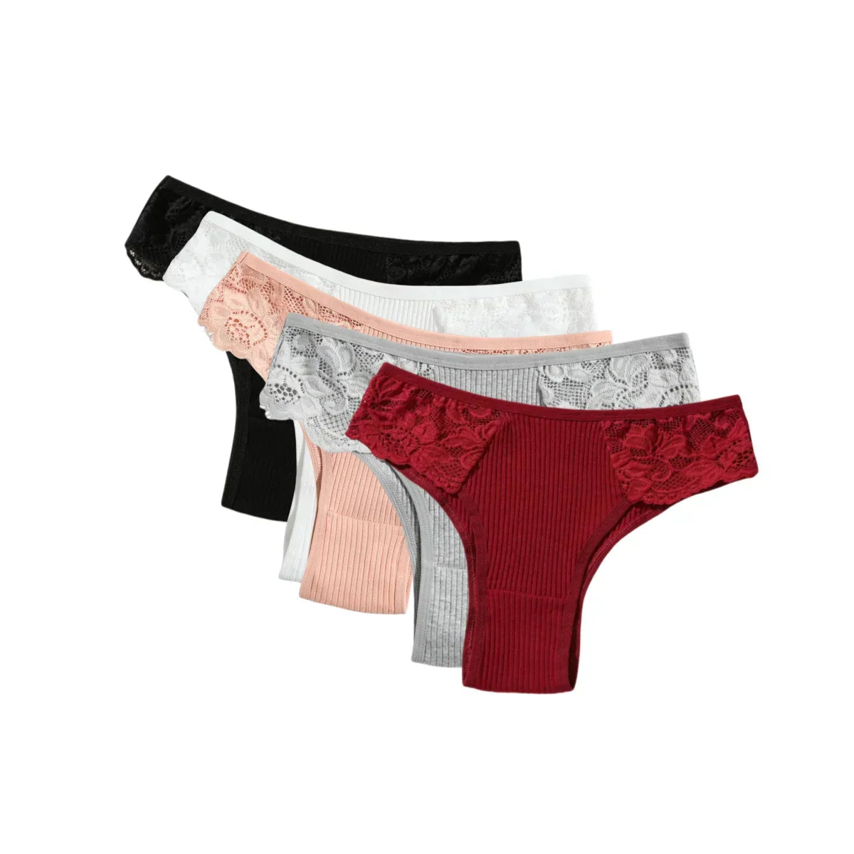 Kit 5 Calcinhas Comfort Belt® Originais - 100% Algodão — Dama Lirys