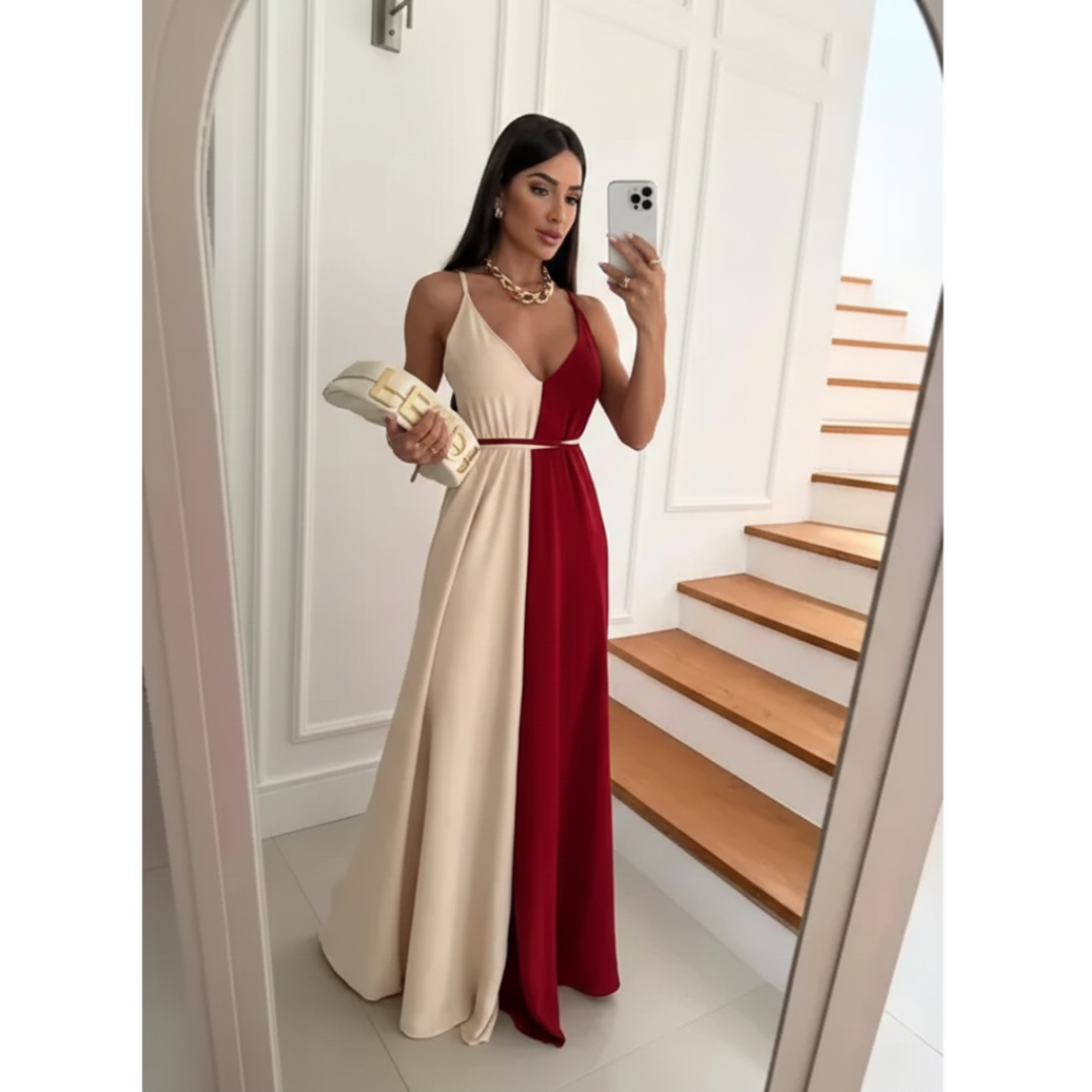 Vestido Longo Éter Tule — Dama Lirys