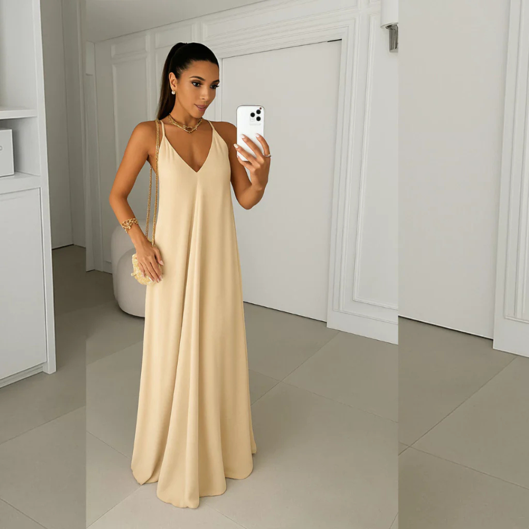 Vestido Longo Éter Tule — Dama Lirys