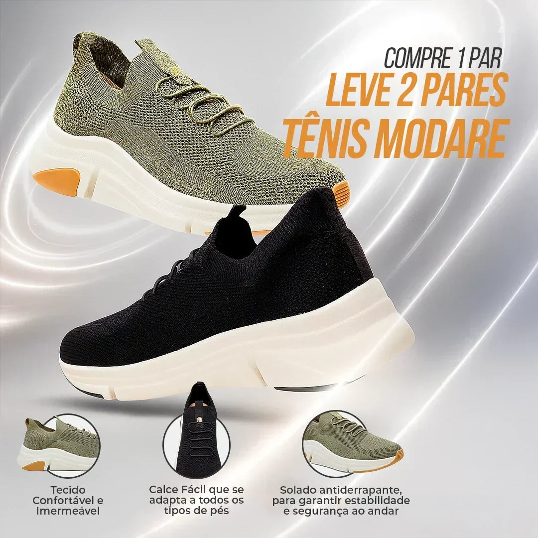 Kit 2 Tênis Ortopédico Modare 2026 — Dama Lirys