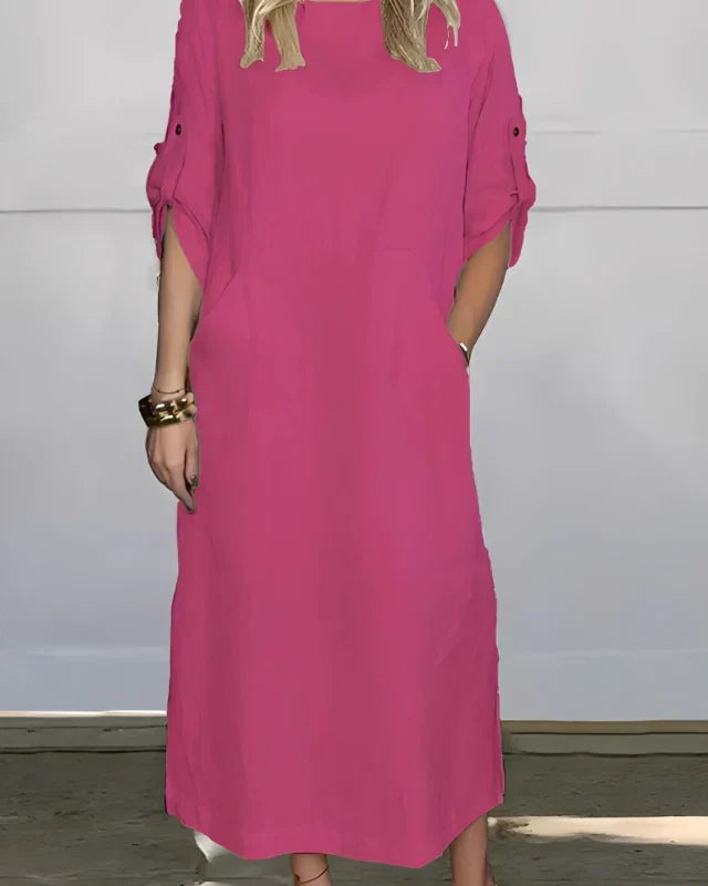 Vestido Casual Susan | Linho Puro — Dama Lirys