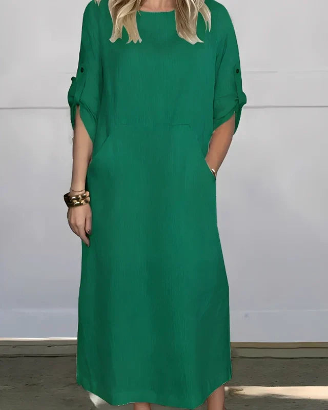 Vestido Casual Susan | Linho Puro — Dama Lirys