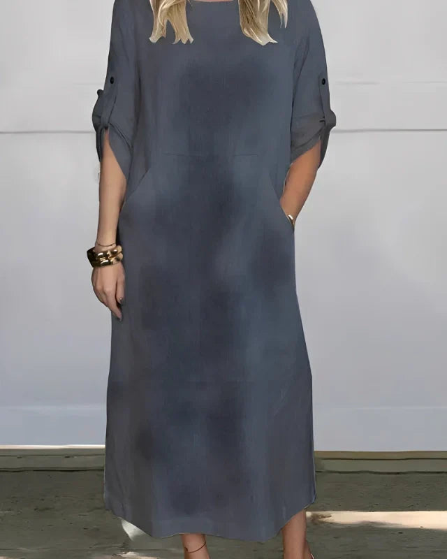 Vestido Casual Susan | Linho Puro — Dama Lirys