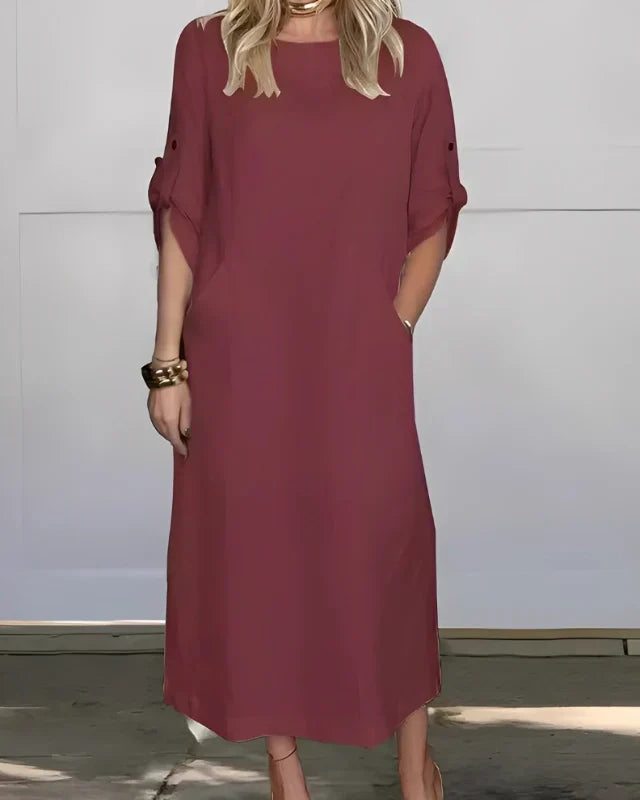 Vestido Casual Susan | Linho Puro — Dama Lirys