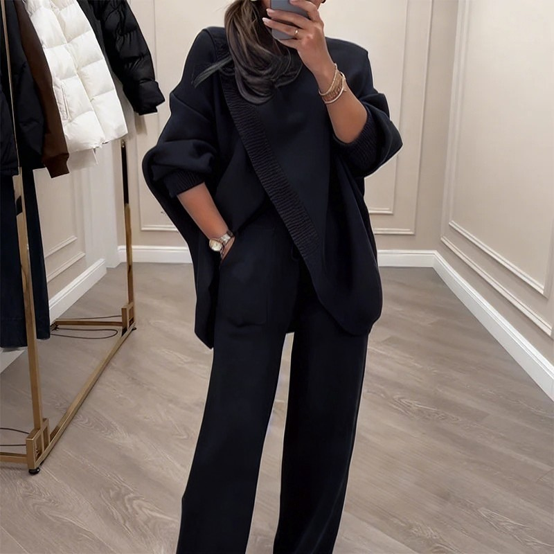 Conjunto Oversize Suéter y Pantalón Atena™ — Imagen 4 — Modazzy México