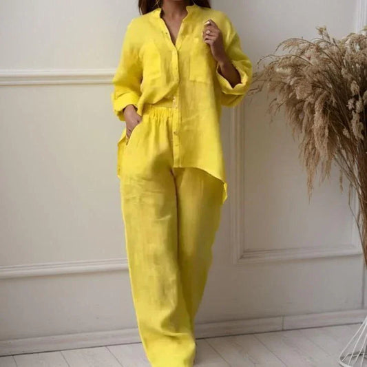 Conjunto Chinaglia™ Camisa y Pantalón Lino — Imagen 1 — Modazzy México