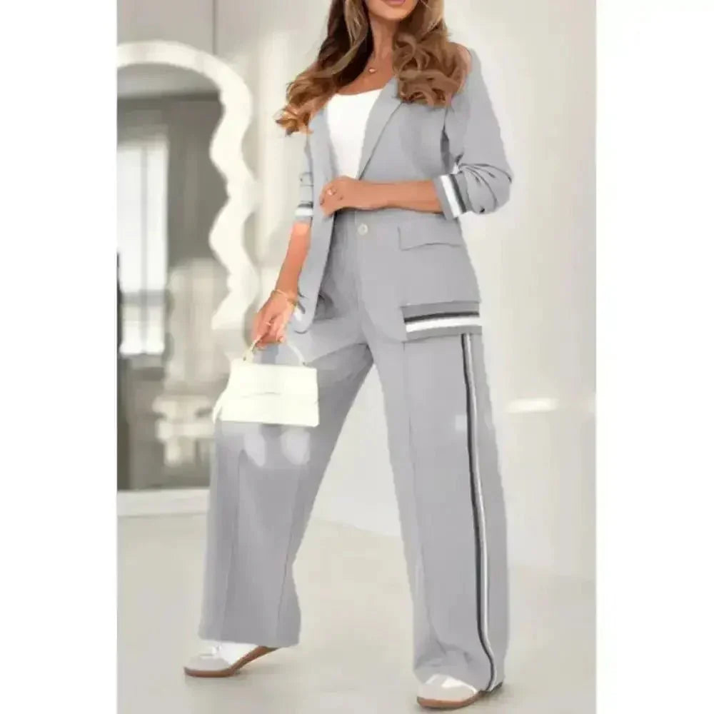 Conjunto Casaquinho e Calça Luiza — Dama Lirys